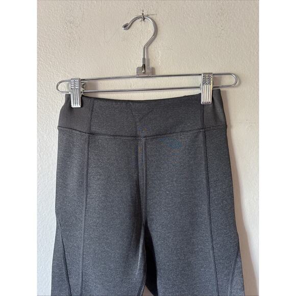 Ivy Park Size XXS Cropped Leggings Women’s Gray Workout Gym Pull On Exercise - Picture 2 of 8